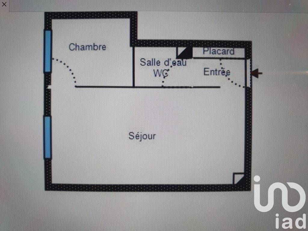 Achat appartement à vendre 2 pièces 40 m² - Houlgate