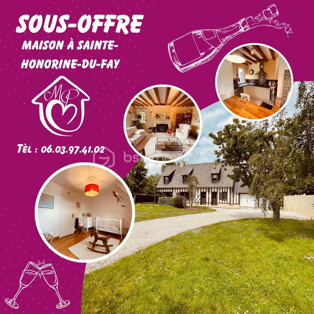 Achat maison à vendre 4 chambres 116 m² - Sainte-Honorine-du-Fay