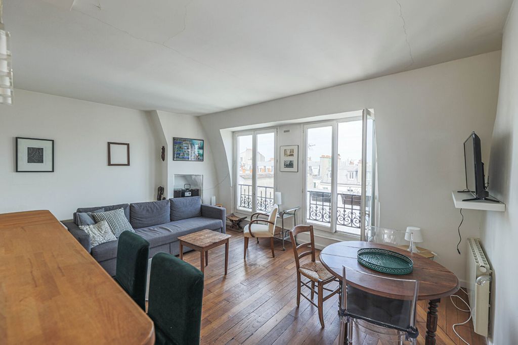 Achat duplex à vendre 3 pièces 51 m² - Paris 18ème arrondissement