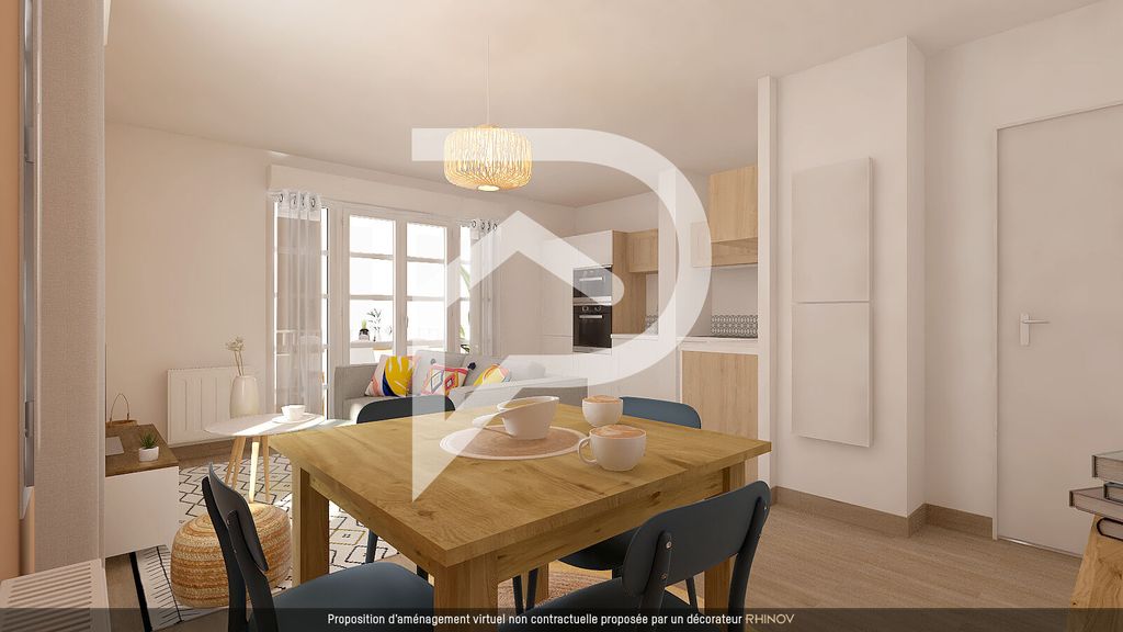 Achat appartement à vendre 3 pièces 55 m² - Puteaux