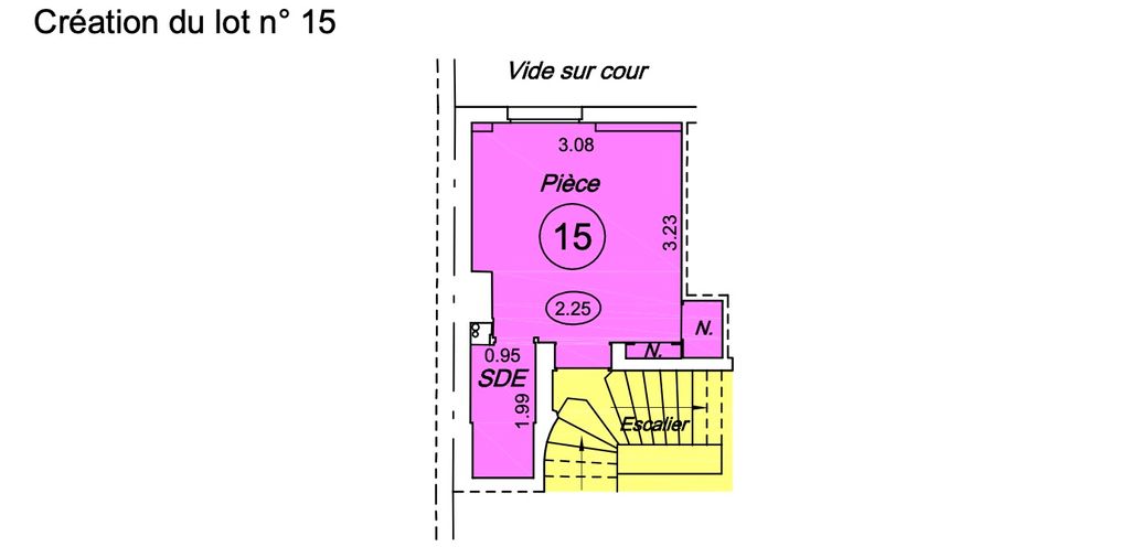 Achat studio à vendre 12 m² - Paris 10ème arrondissement