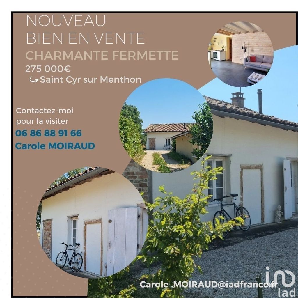 Achat maison à vendre 3 chambres 116 m² - Saint-Cyr-sur-Menthon