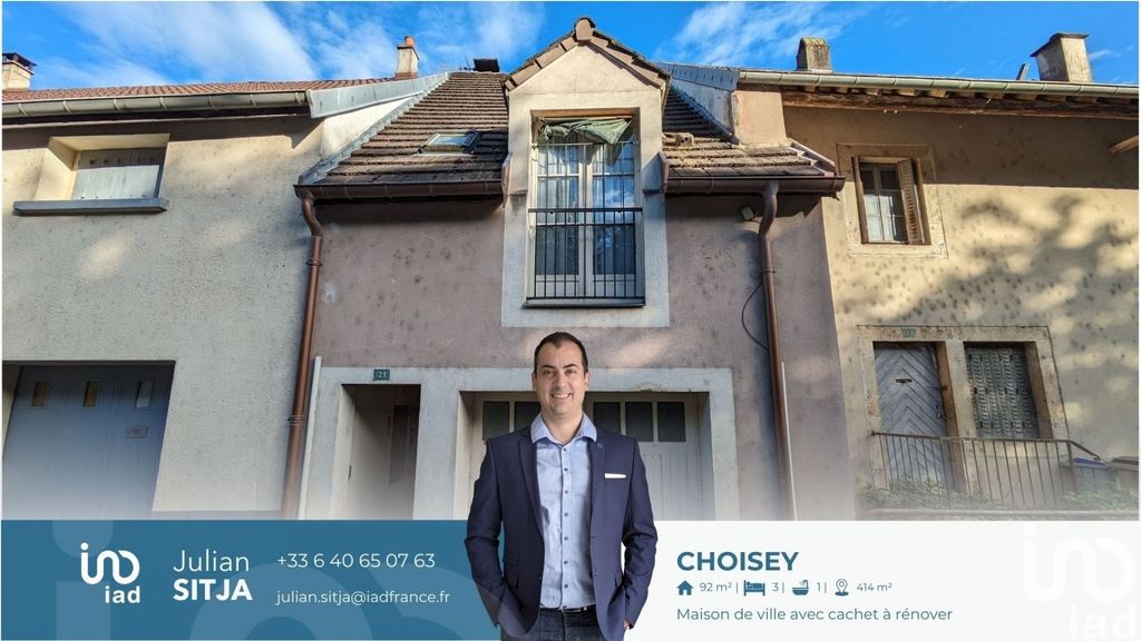 Achat maison à vendre 3 chambres 92 m² - Choisey