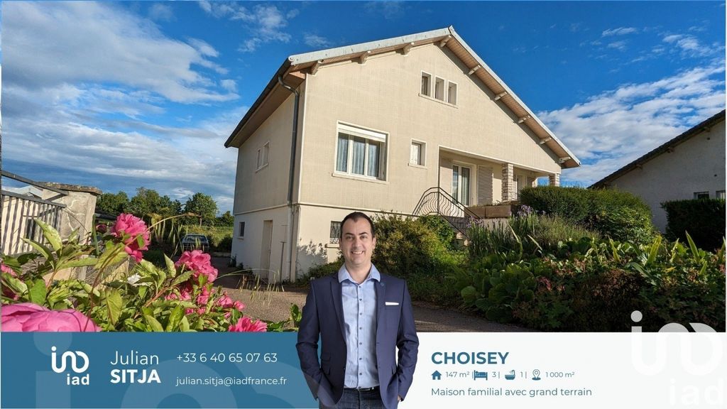 Achat maison à vendre 3 chambres 147 m² - Choisey