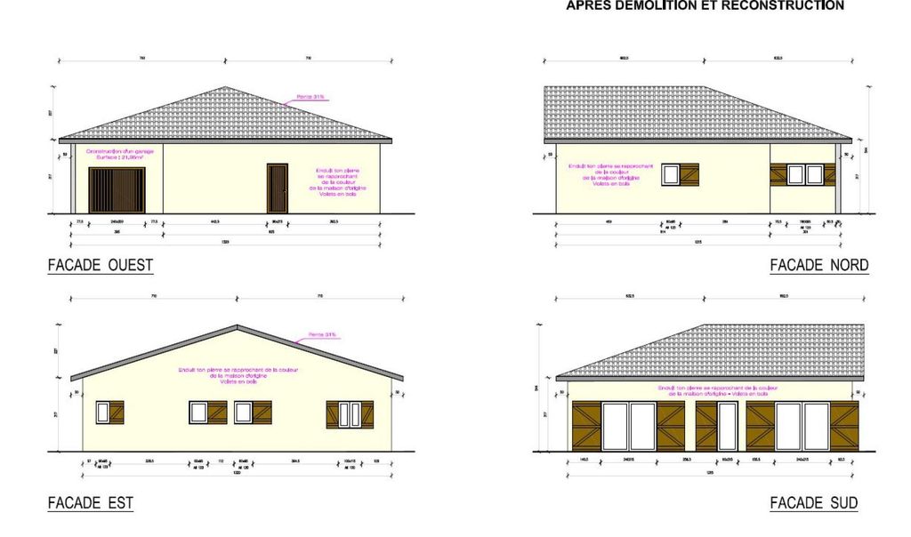 Achat maison à vendre 3 chambres 110 m² - Mont-de-Marsan