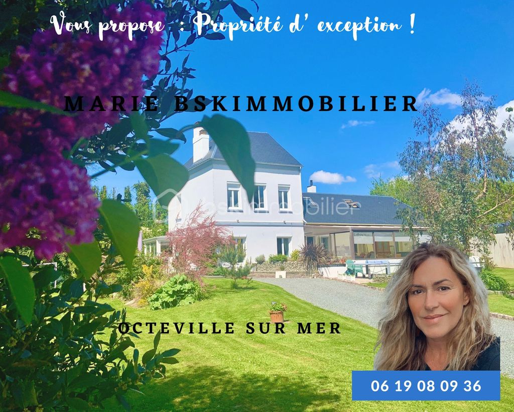 Achat maison à vendre 5 chambres 200 m² - Octeville-sur-Mer