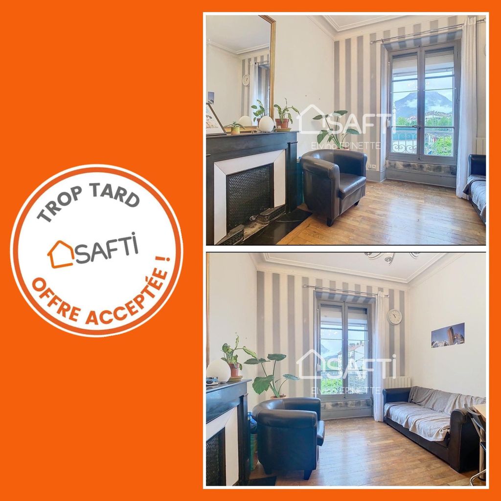 Achat appartement à vendre 2 pièces 37 m² - Grenoble