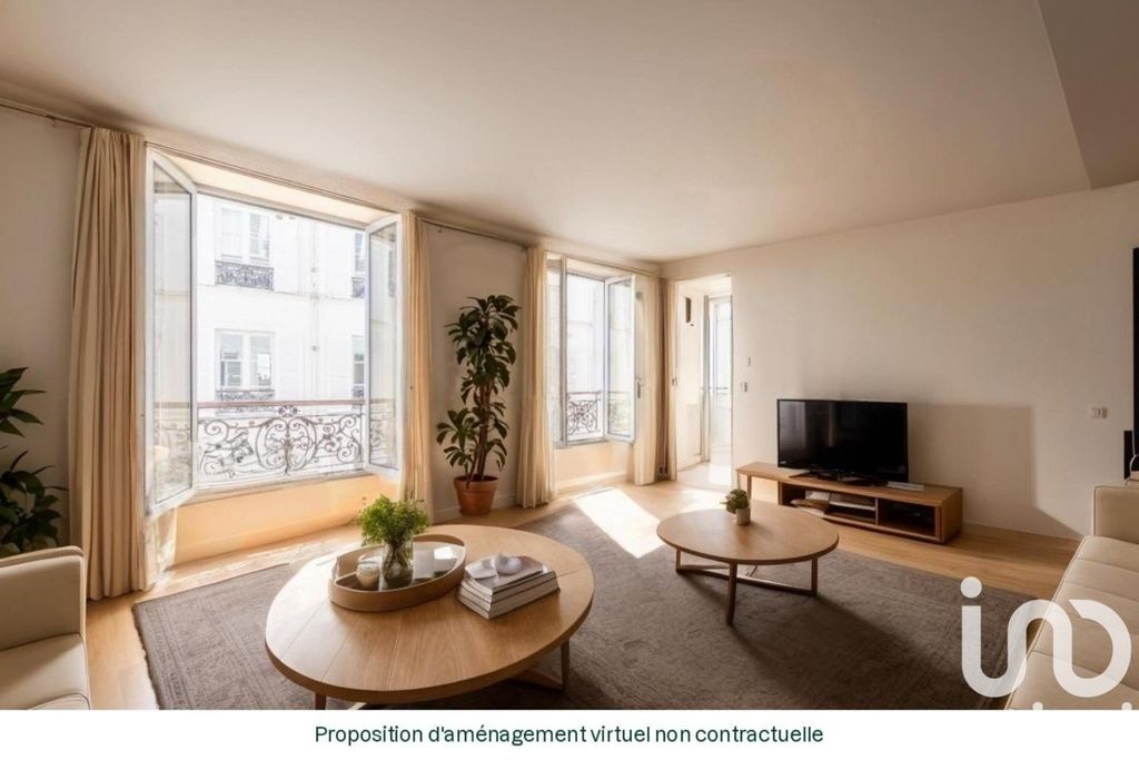 Achat appartement à vendre 3 pièces 64 m² - Paris 9ème arrondissement