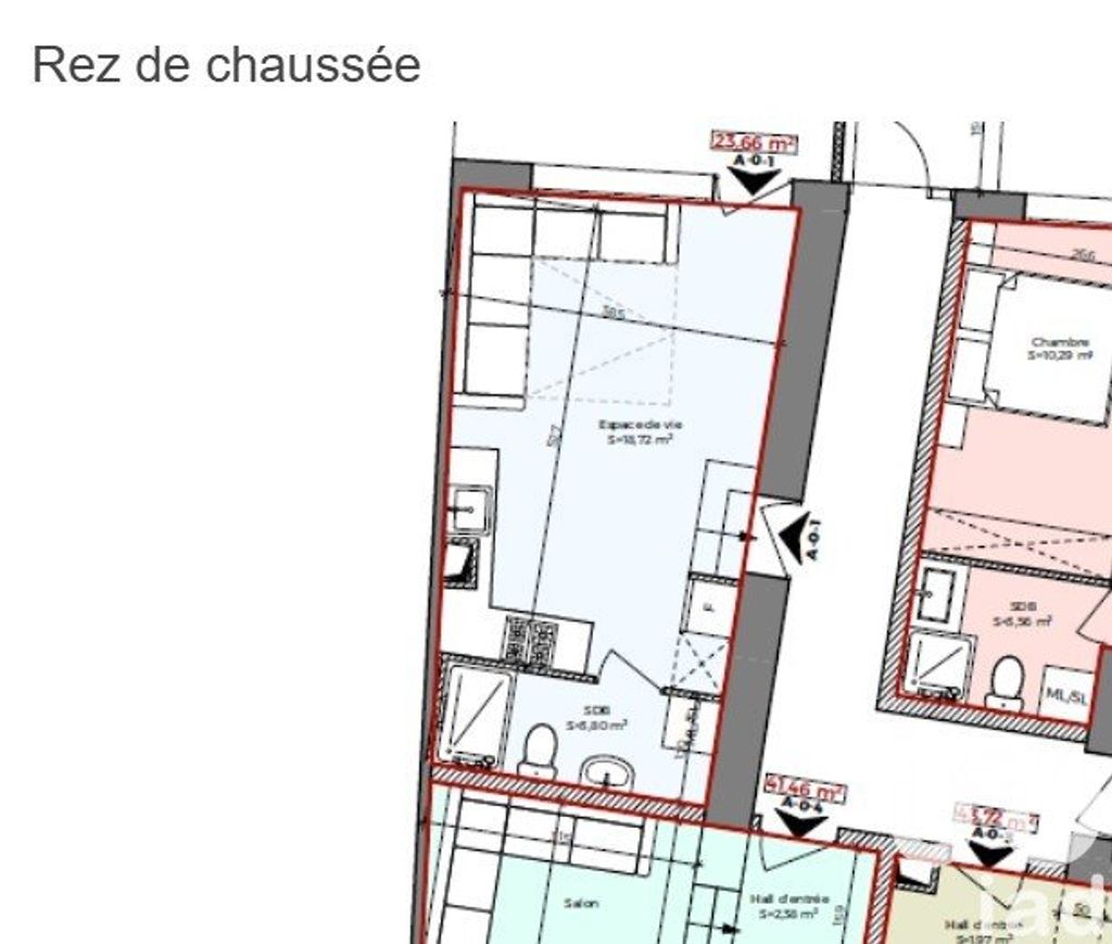 Achat studio à vendre 24 m² - Thionville