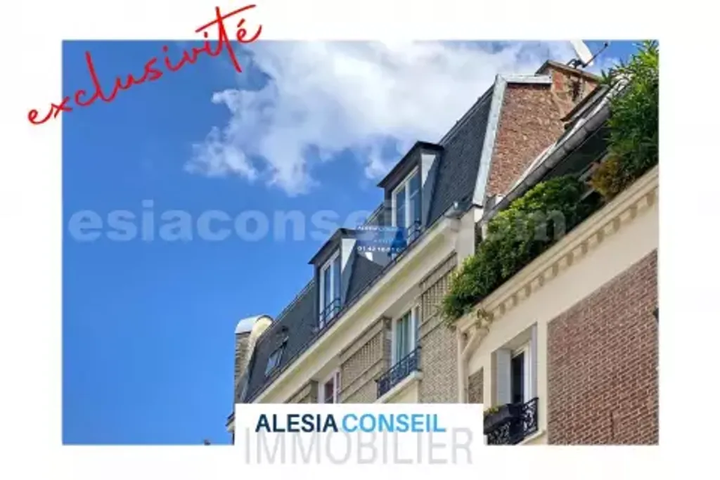 Achat studio à vendre 12 m² - Paris 14ème arrondissement