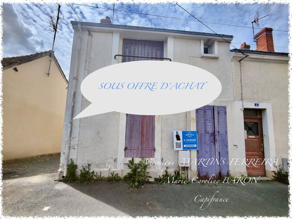 Achat maison à vendre 2 chambres 64 m² - Issoudun