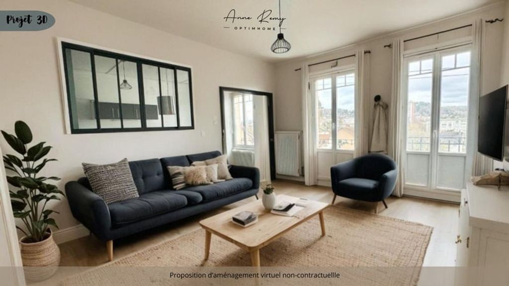 Achat appartement à vendre 2 pièces 55 m² - Épinal