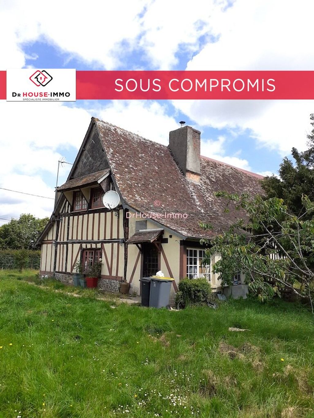 Achat maison à vendre 3 chambres 82 m² - Mesnil-en-Ouche