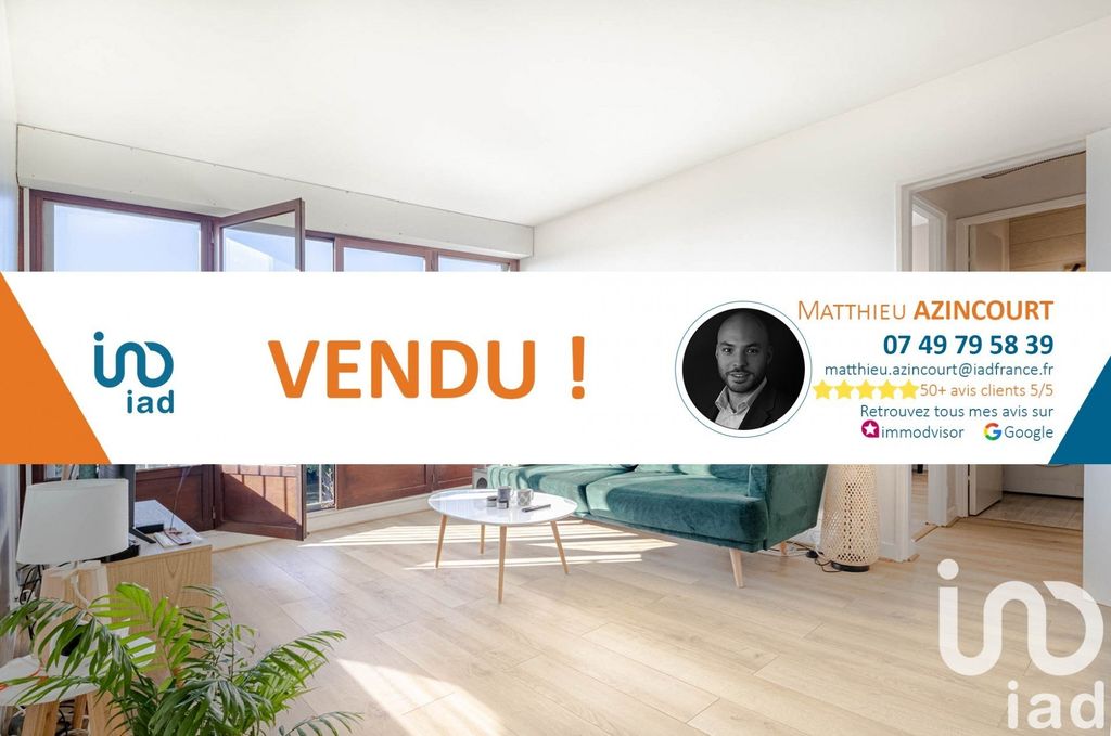 Achat appartement à vendre 2 pièces 44 m² - Chennevières-sur-Marne