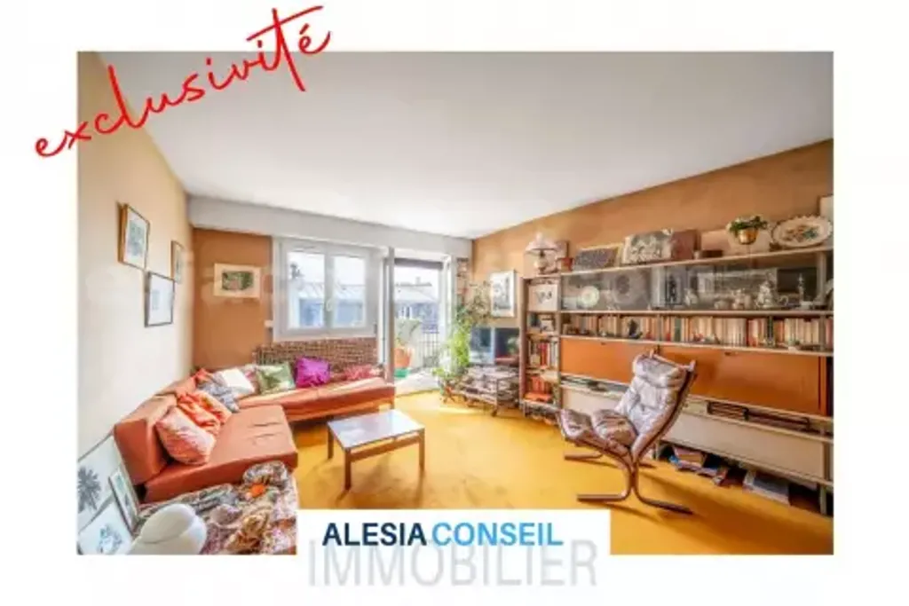 Achat appartement à vendre 3 pièces 66 m² - Paris 14ème arrondissement