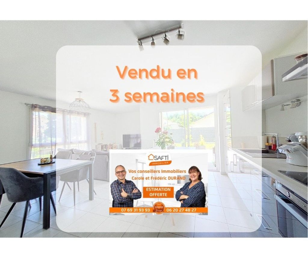 Achat appartement à vendre 3 pièces 64 m² - La Verpillière