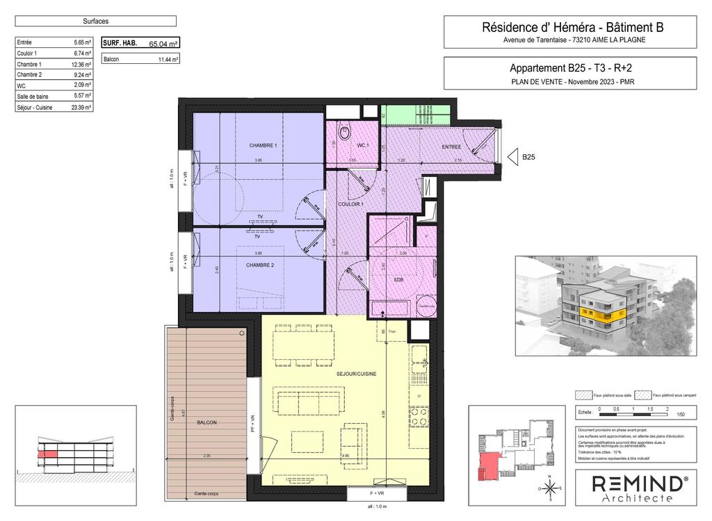 Achat appartement 3 pièce(s) Aime-la-Plagne