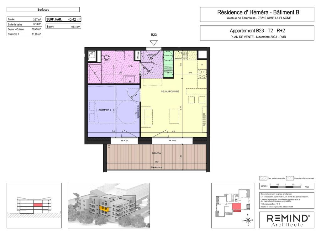 Achat appartement 2 pièce(s) Aime-la-Plagne