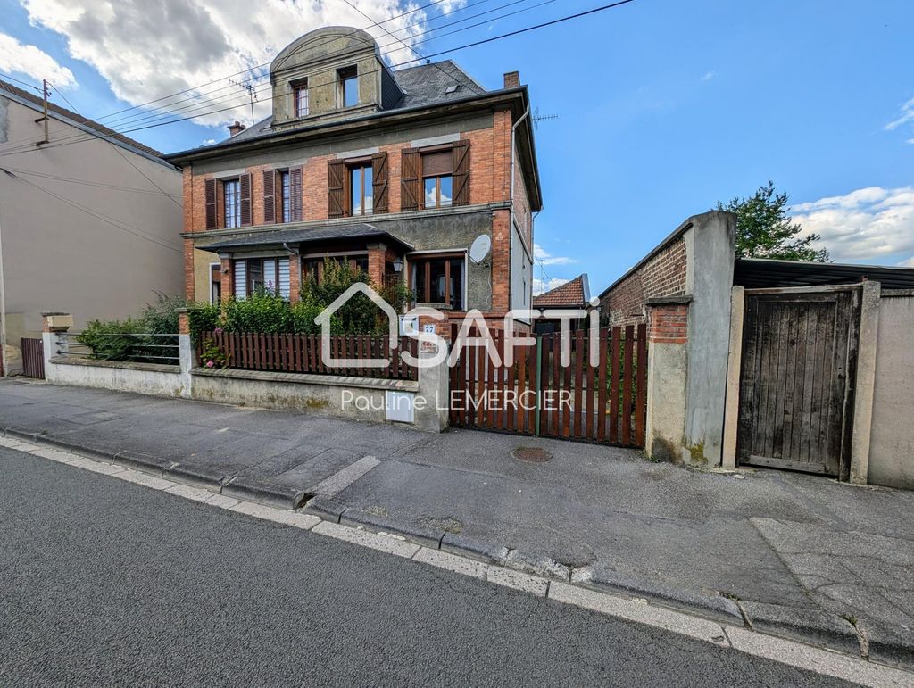 Achat maison à vendre 2 chambres 80 m² - Chauny