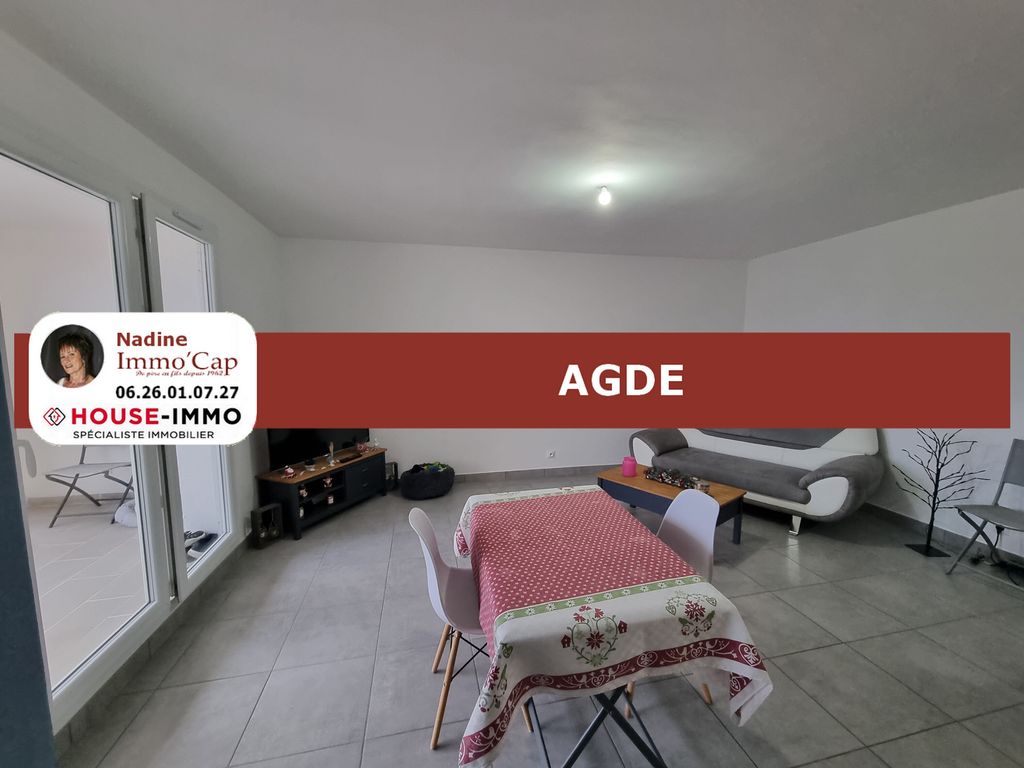 Achat appartement à vendre 3 pièces 59 m² - Agde