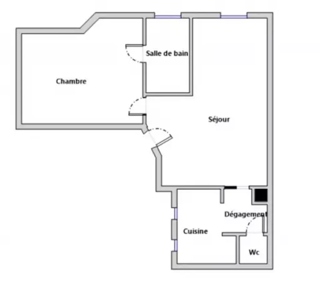 Achat appartement à vendre 2 pièces 43 m² - Paris 17ème arrondissement