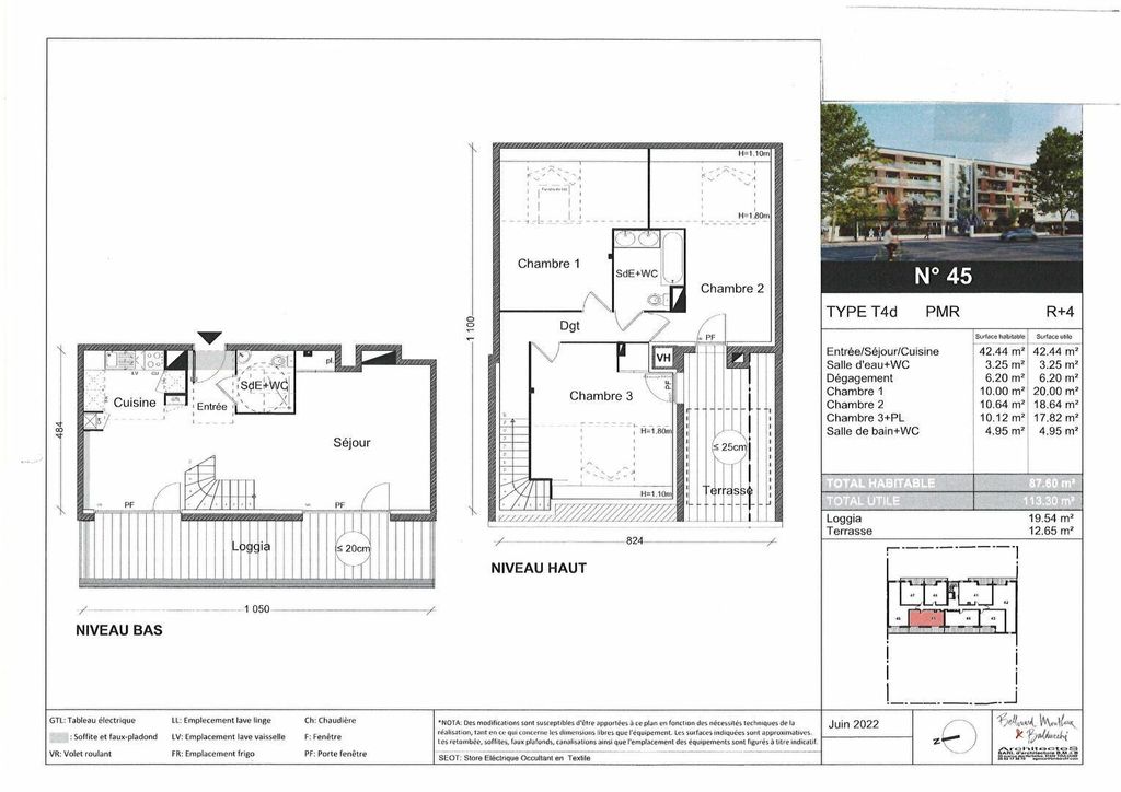 Achat duplex à vendre 4 pièces 88 m² - Toulouse
