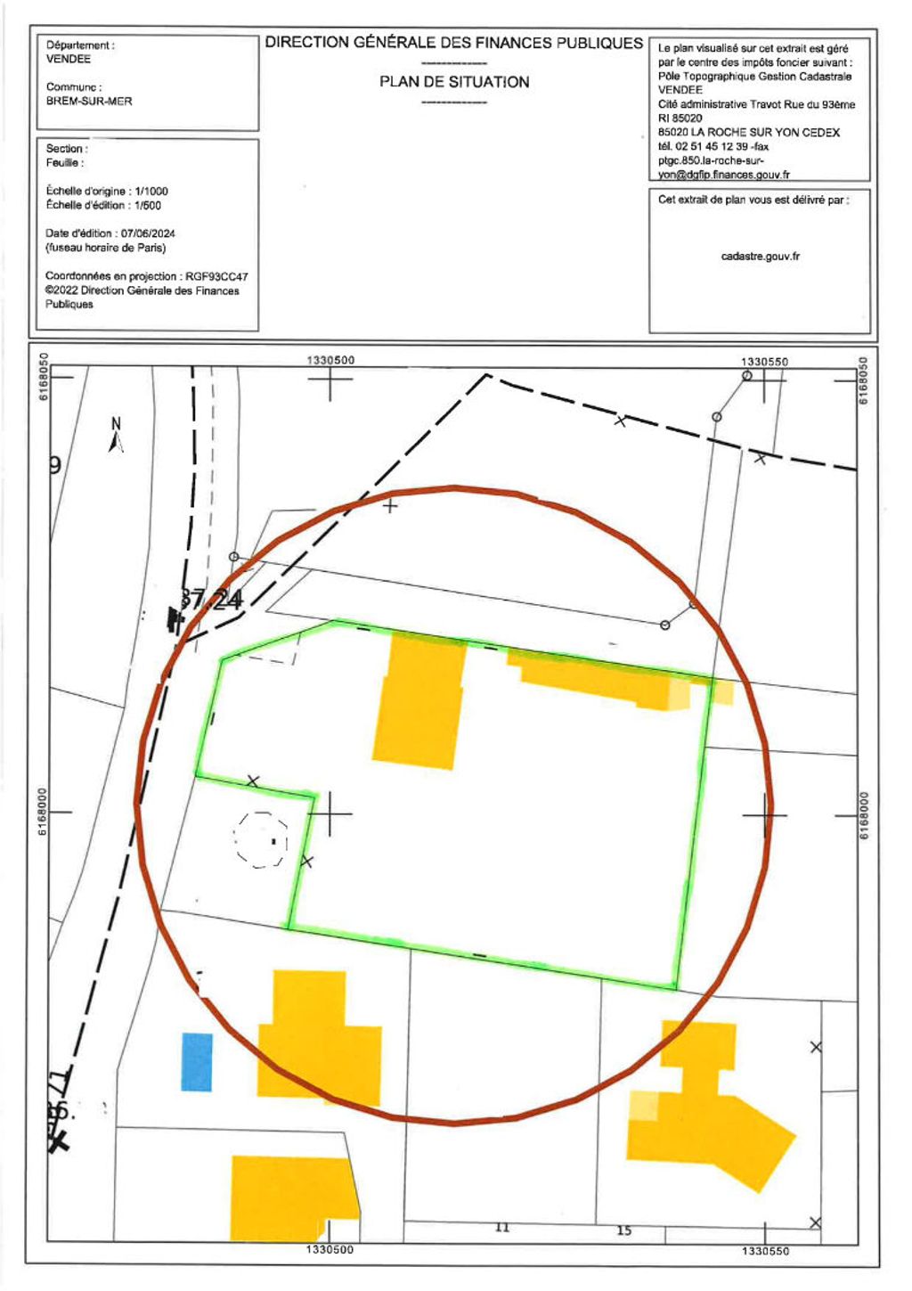 Achat maison à vendre 5 chambres 139 m² - Brem-sur-Mer