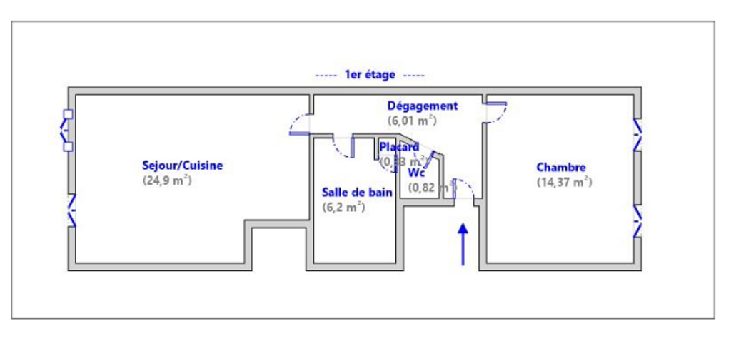 Achat appartement 2 pièce(s) Marseille 4ème arrondissement