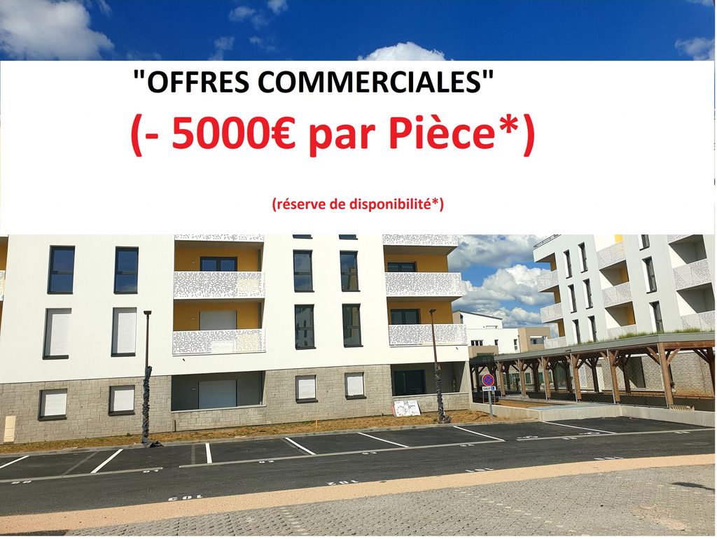 Achat appartement à vendre 3 pièces 64 m² - Caen