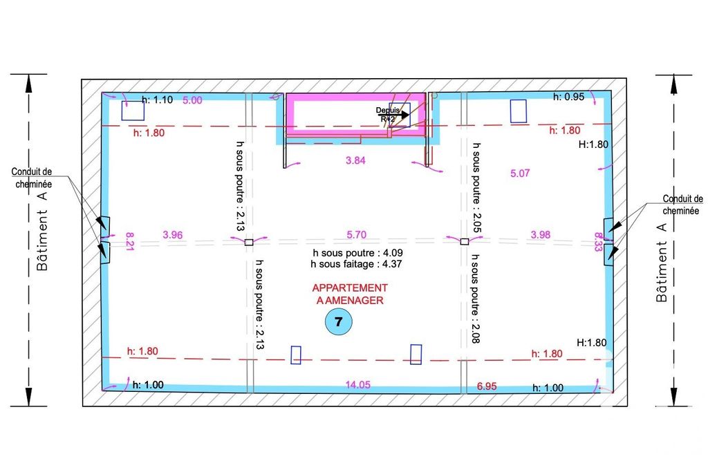 Achat studio à vendre 110 m² - Reims