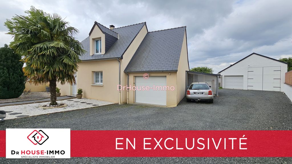 Achat maison à vendre 4 chambres 115 m² - Saint-Gervais-en-Belin