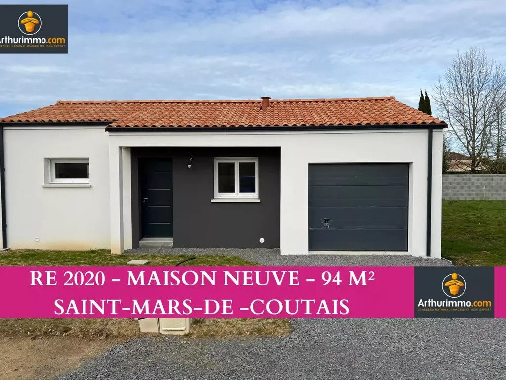 Achat maison à vendre 3 chambres 93 m² - Saint-Mars-de-Coutais