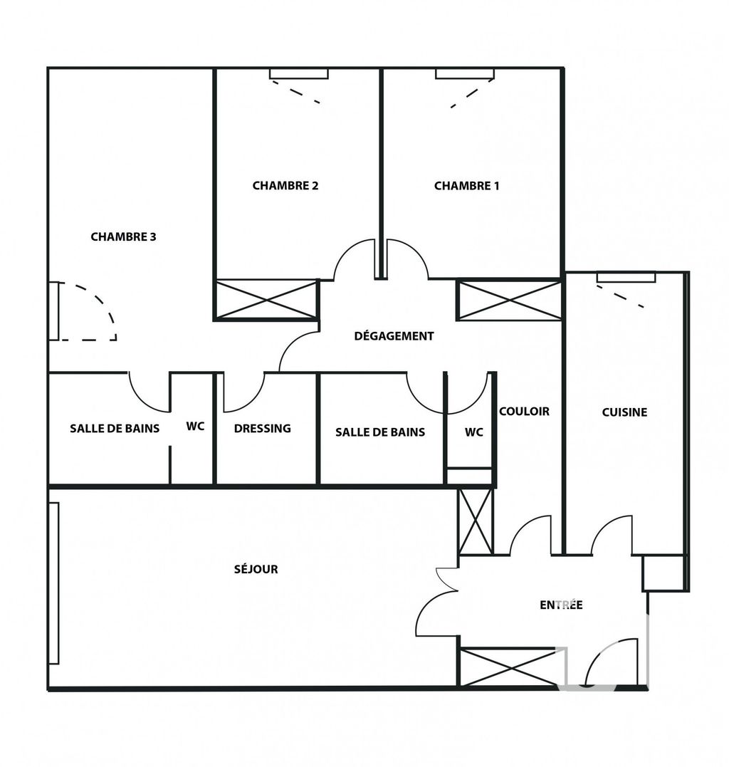 Achat appartement à vendre 5 pièces 103 m² - Mont-Saint-Aignan