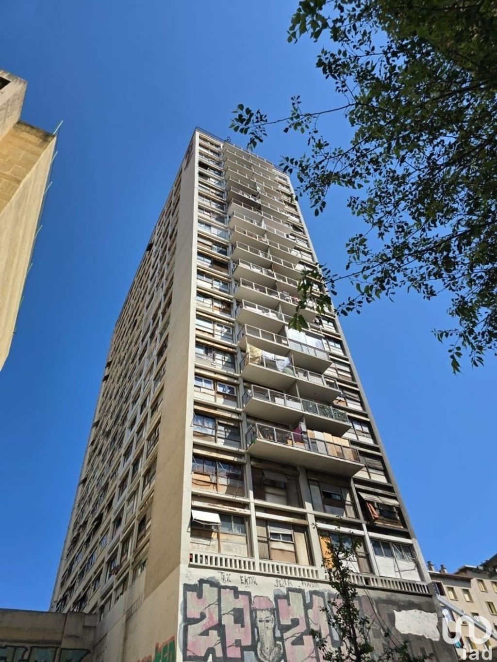 Achat appartement à vendre 2 pièces 44 m² - Marseille 3ème arrondissement