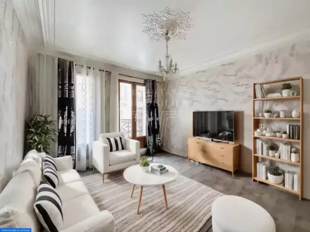 Achat appartement à vendre 3 pièces 47 m² - Paris 18ème arrondissement