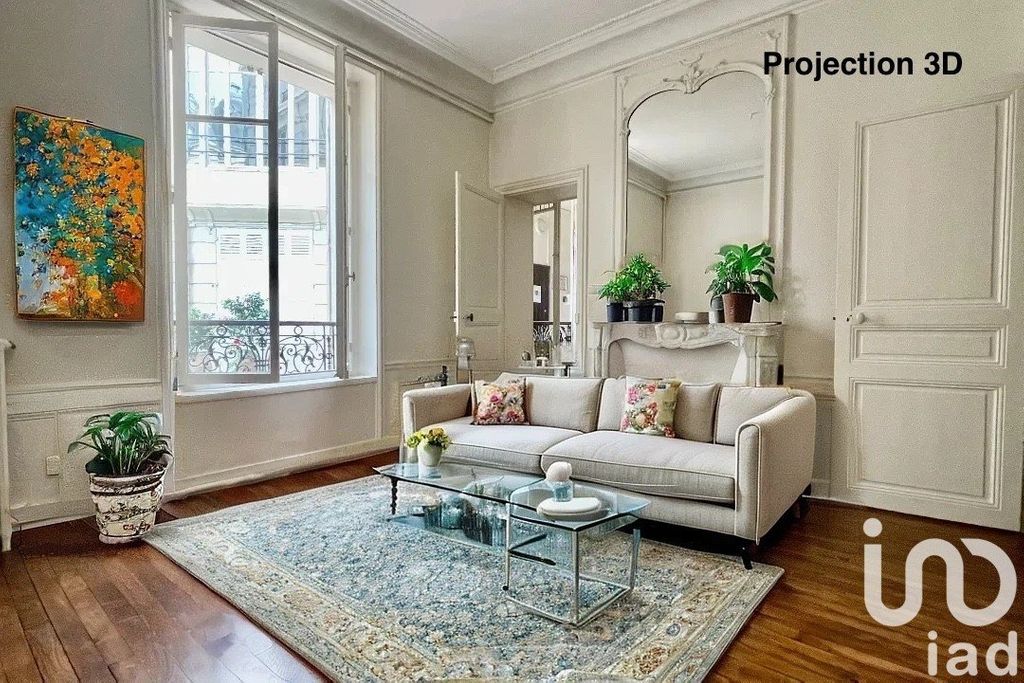 Achat appartement à vendre 4 pièces 93 m² - Paris 16ème arrondissement