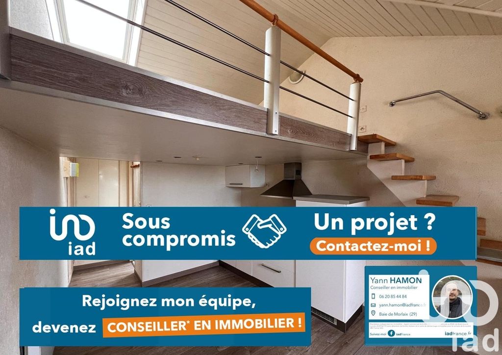 Achat studio à vendre 17 m² - Carantec