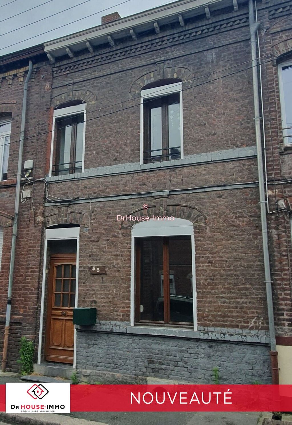 Achat maison à vendre 4 chambres 118 m² - Denain