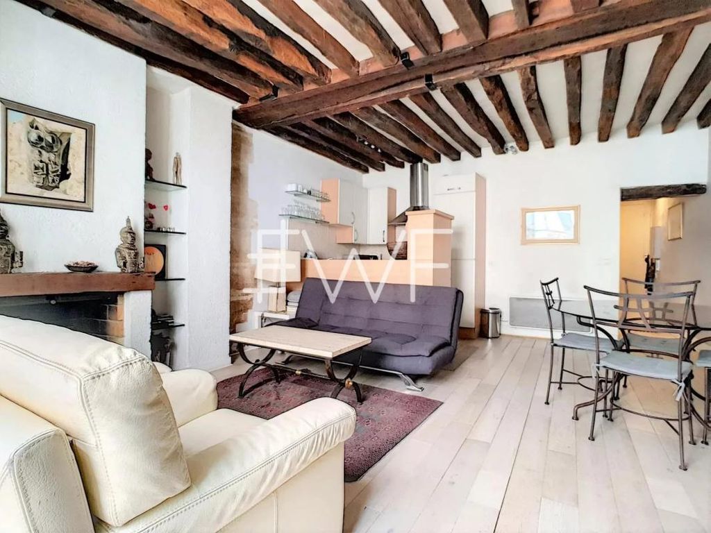 Achat duplex à vendre 3 pièces 67 m² - Paris 4ème arrondissement