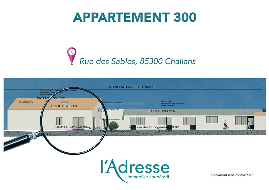 Achat appartement à vendre 3 pièces 73 m² - Challans