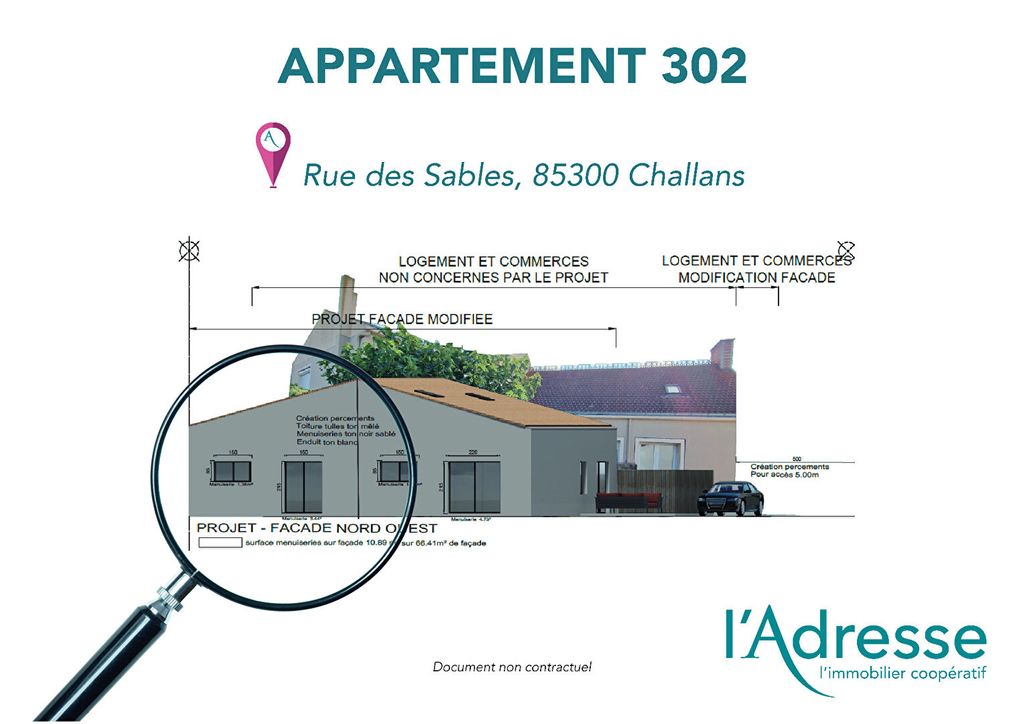 Achat appartement à vendre 3 pièces 80 m² - Challans