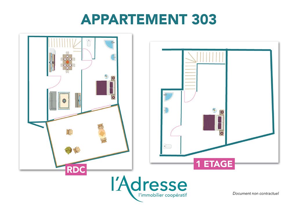 Achat appartement à vendre 3 pièces 67 m² - Challans