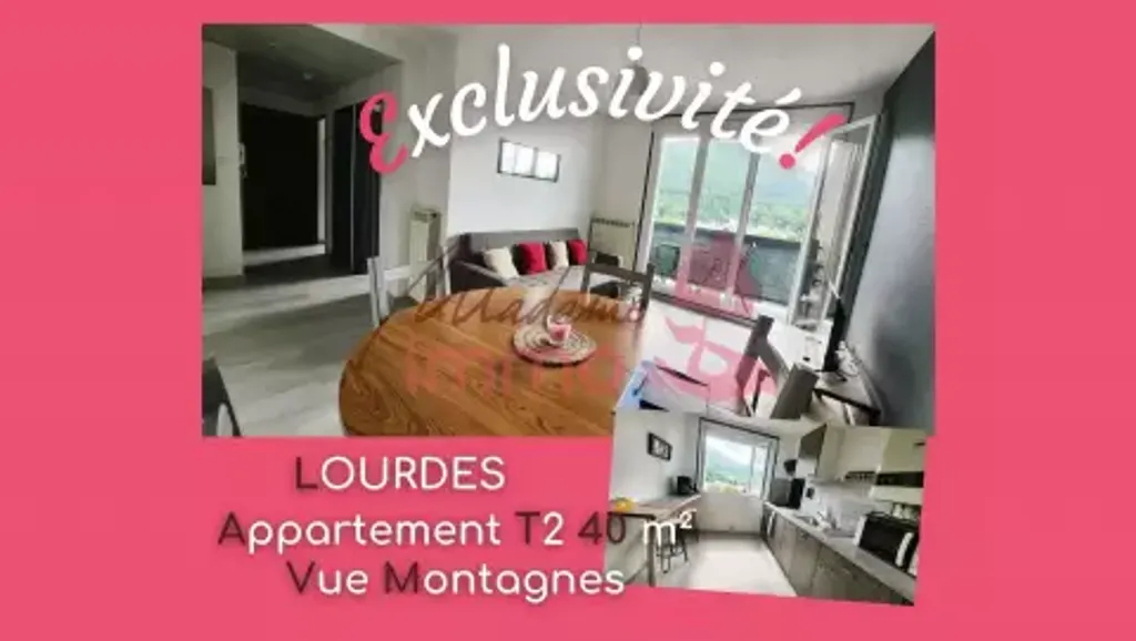 Achat appartement à vendre 2 pièces 40 m² - Lourdes