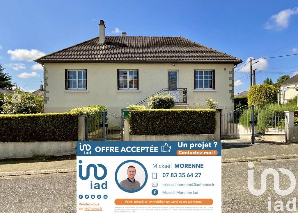 Achat maison à vendre 3 chambres 82 m² - Meslay-du-Maine