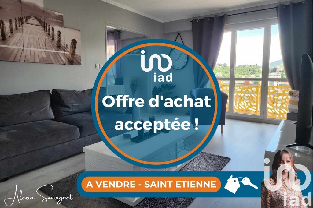 Achat appartement à vendre 2 pièces 64 m² - Saint-Étienne