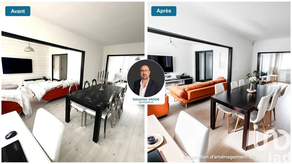 Achat appartement à vendre 5 pièces 106 m² - Reims