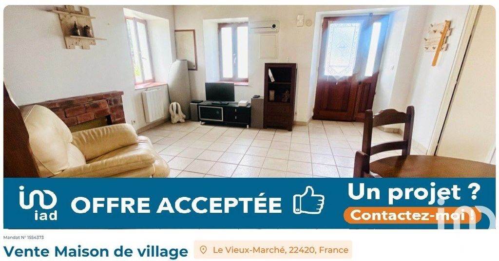 Achat maison à vendre 2 chambres 53 m² - Le Vieux-Marché