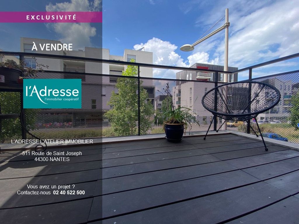 Achat appartement à vendre 4 pièces 81 m² - Nantes