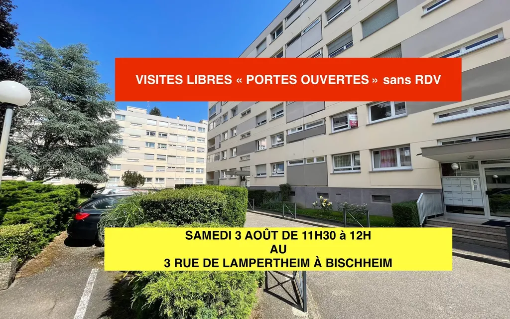 Achat appartement à vendre 4 pièces 77 m² - Bischheim