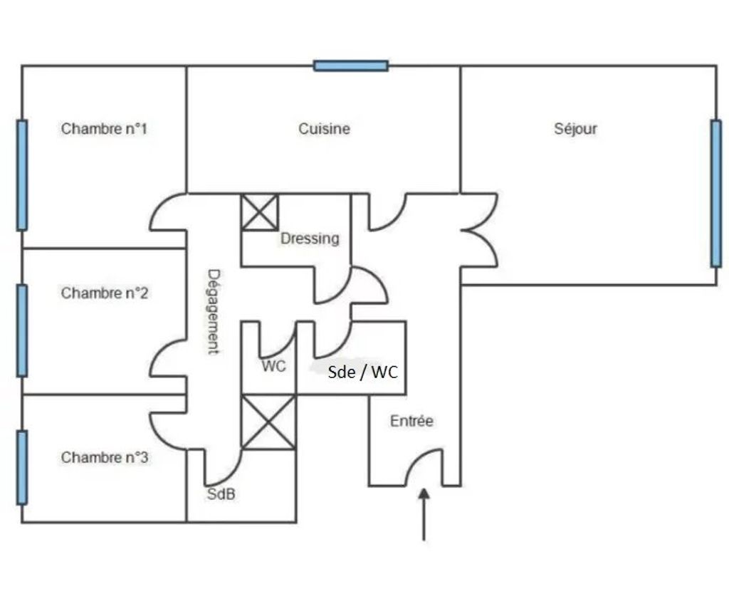 Achat appartement à vendre 4 pièces 90 m² - Clichy